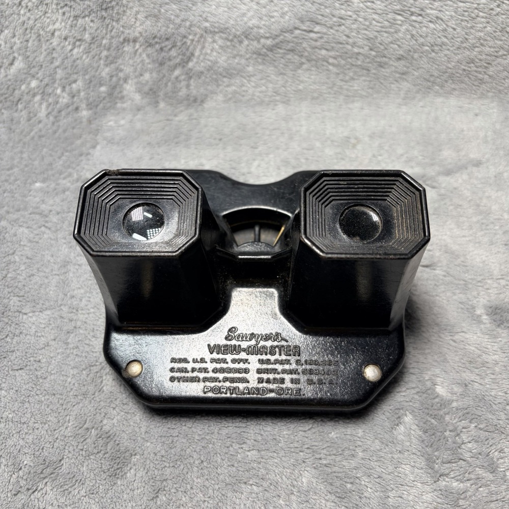 Vintage Sawyer's View-Master Black Viewer - Made In USA